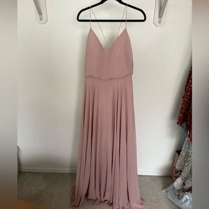 Jenny Yoo Blush Pink Bridesmaid Dress | Size 14 | NWT